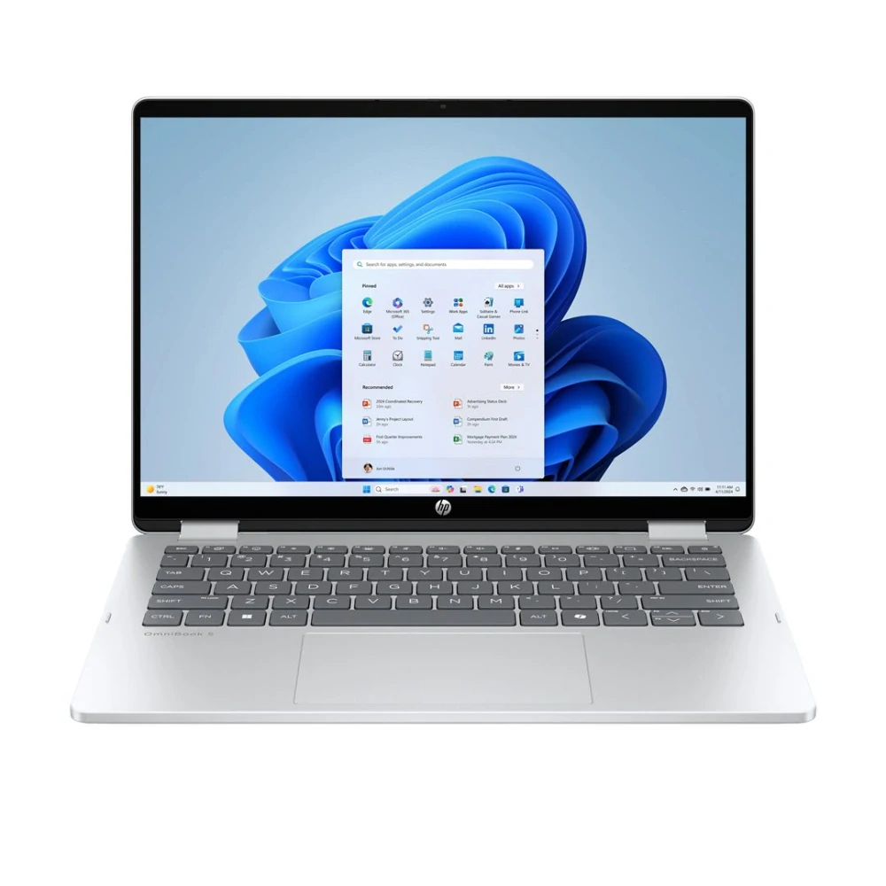 HP OmniBook 5 Flip 14-fp0550nc – konvertibilní notebook 2v1, 14" dotykový IPS, Intel Core 5 120U, 16GB, 512GB SSD