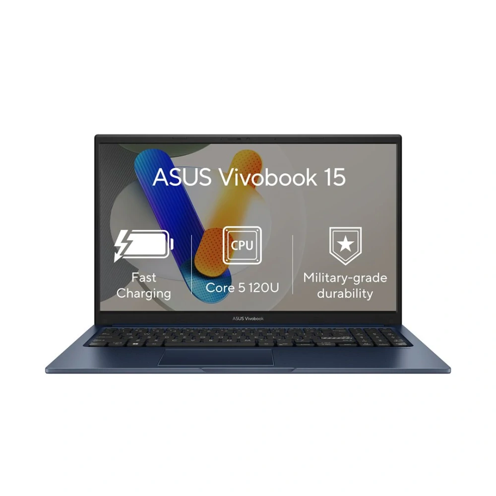 ASUS Vivobook 15 X1504VA – notebook 15,6" (Intel Core 5 120U / 16 GB DDR5 / 512 GB SSD / modrý)