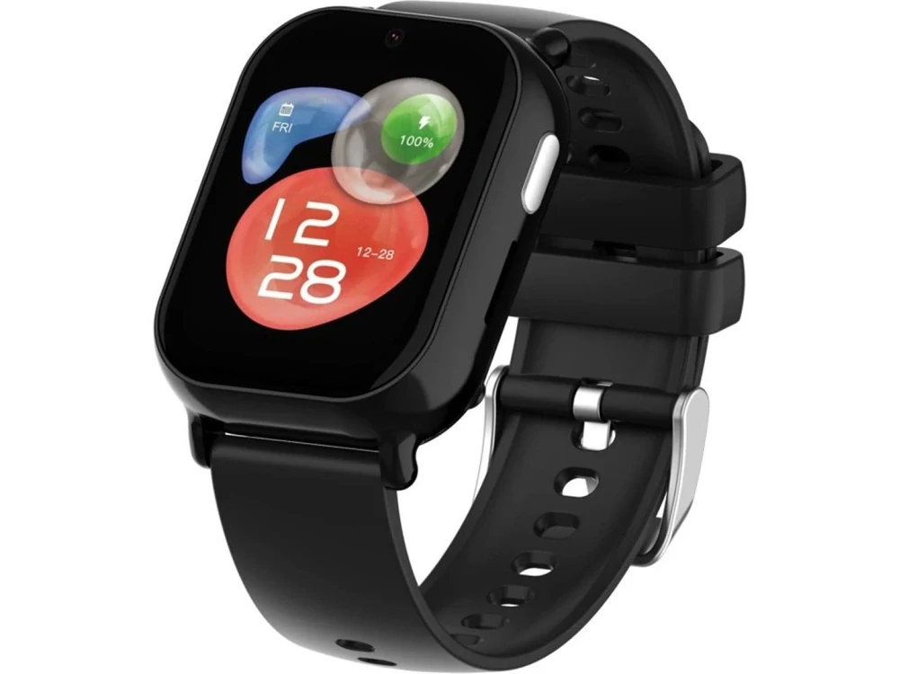 CARNEO GuardKid+ 4G Buddy – dětské GPS hodinky s videohovorem (černé)