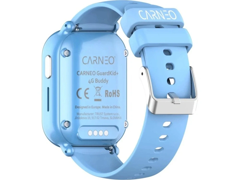 CARNEO GuardKid+ 4G Buddy – dětské GPS hodinky s videohovorem (modré)