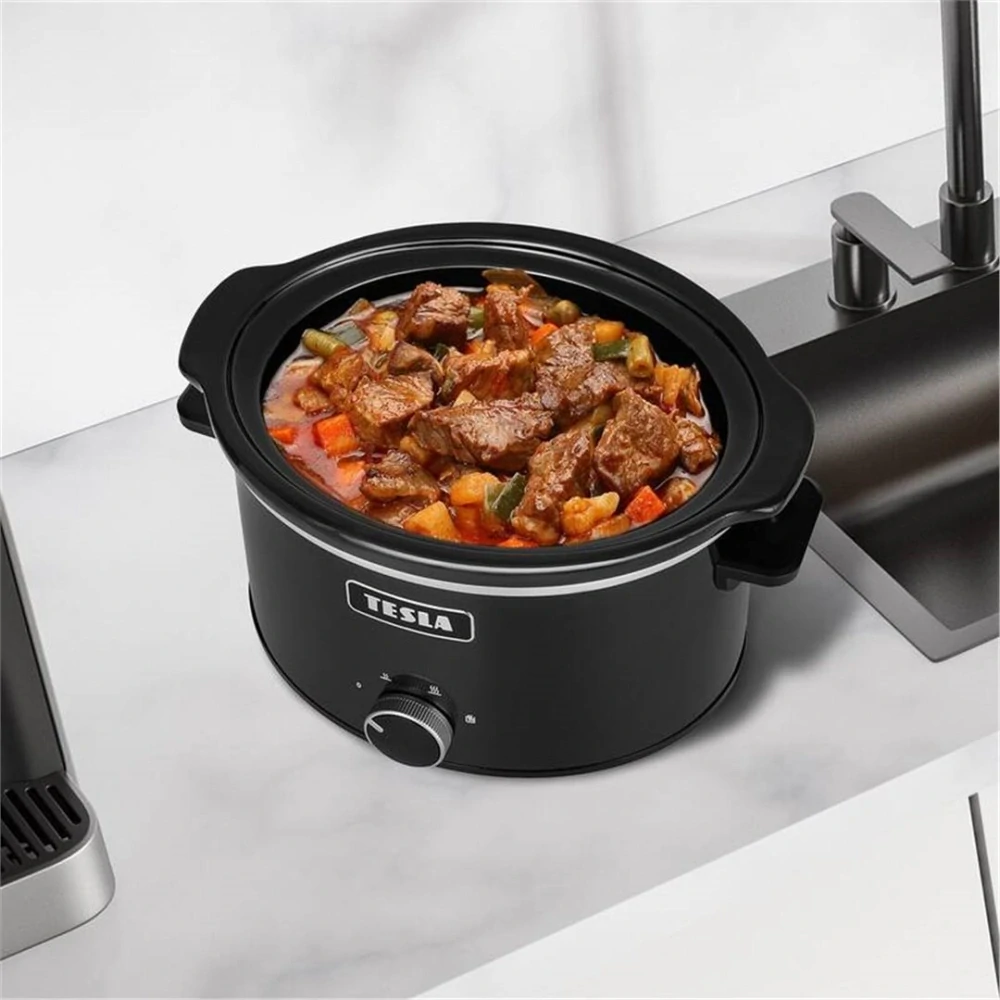 TESLA SlowCook S350 – pomalý hrnec 3,5 l s keramickou nádobou