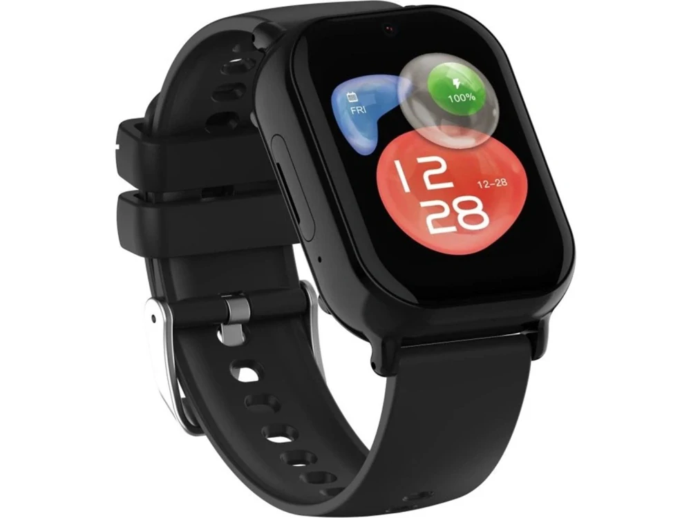 CARNEO GuardKid+ 4G Buddy – dětské GPS hodinky s videohovorem (černé)