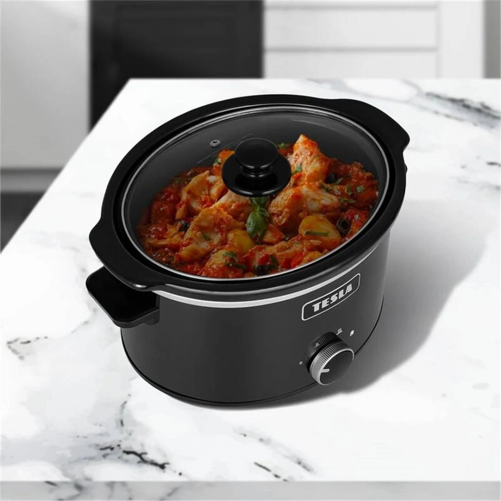 TESLA SlowCook S350 – pomalý hrnec 3,5 l s keramickou nádobou