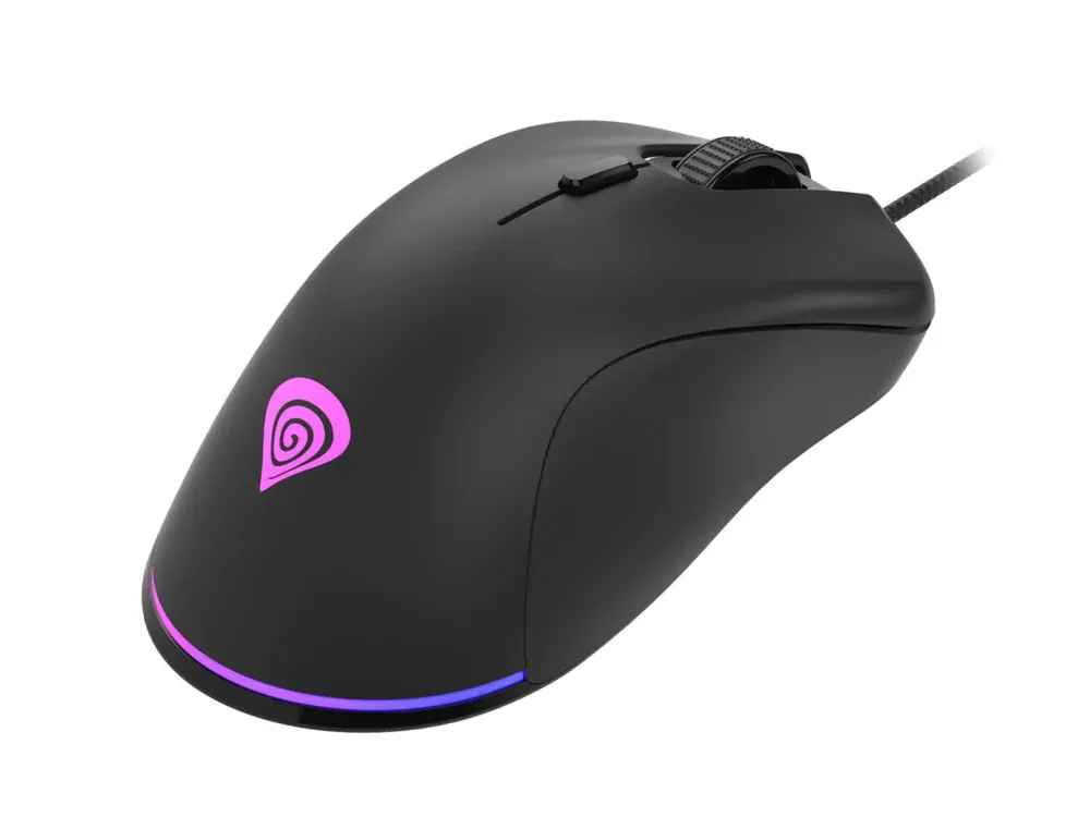 Genesis herní optická myš KRYPTON 200/RGB/6400 DPI/Herní/Optická/6 000 DPI/Drátová USB/Černá