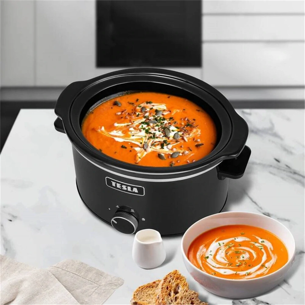 TESLA SlowCook S350 – pomalý hrnec 3,5 l s keramickou nádobou